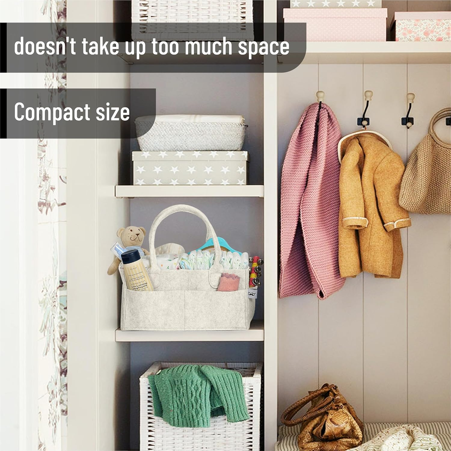 Mr. Pen- Baby Diaper Caddy Organizer, Car Caddy, Portable Organizer for Changing Table, Nursery image number 2