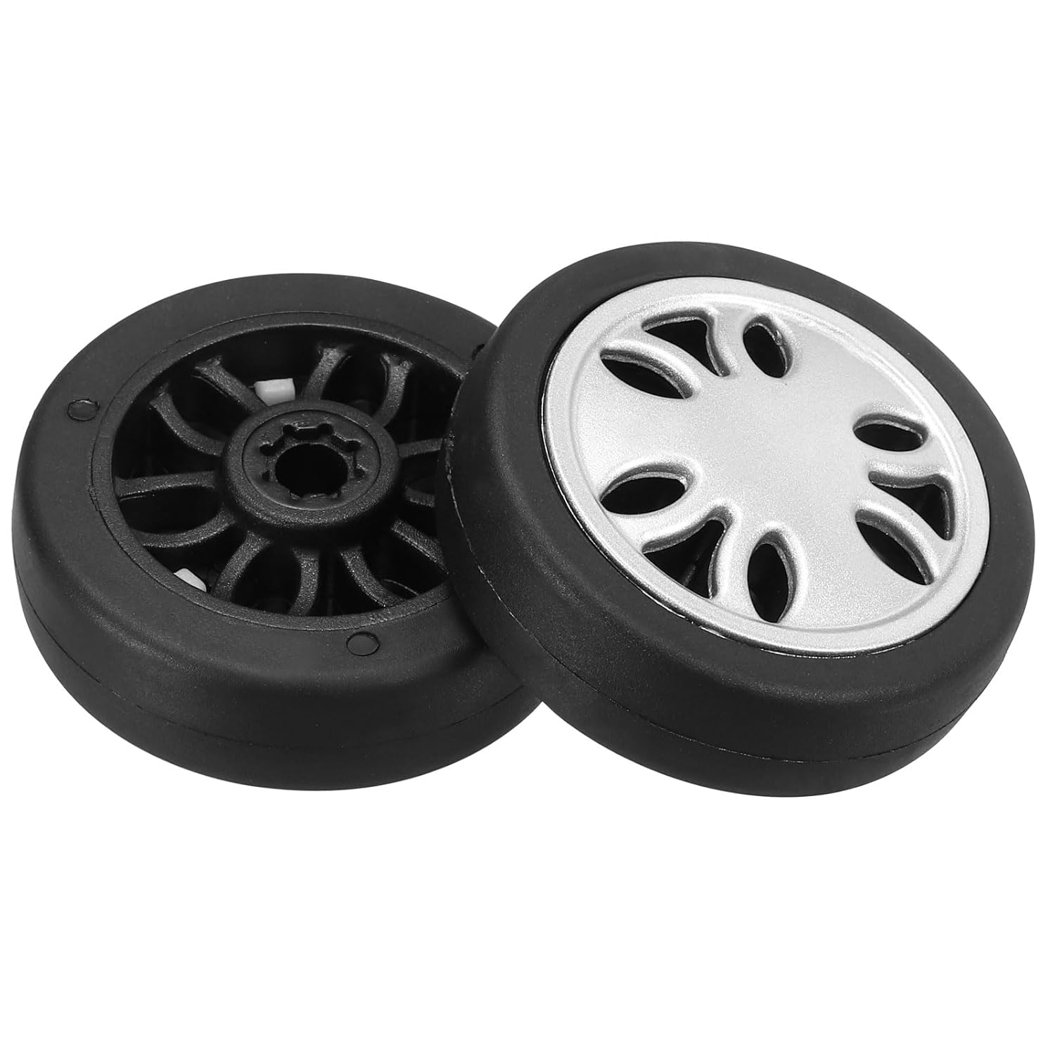 Uxcell Replacement Luggage Suitcase Wheels Repair Kit, 51Mmx15Mm Wear-Resistant & Mute 360 Swivel Caster Wheels image number 6