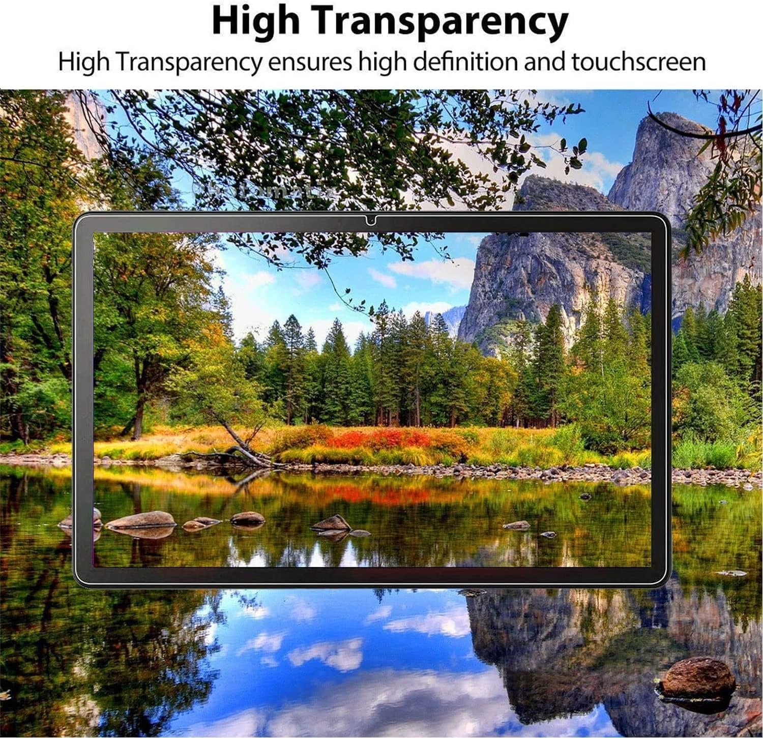 USTIYA Screen Protection for Lenovo Tab plus TB351FU / P11 2 Gen TB-350 11.5 Inch Tempered Glass 2 Pack image number 2