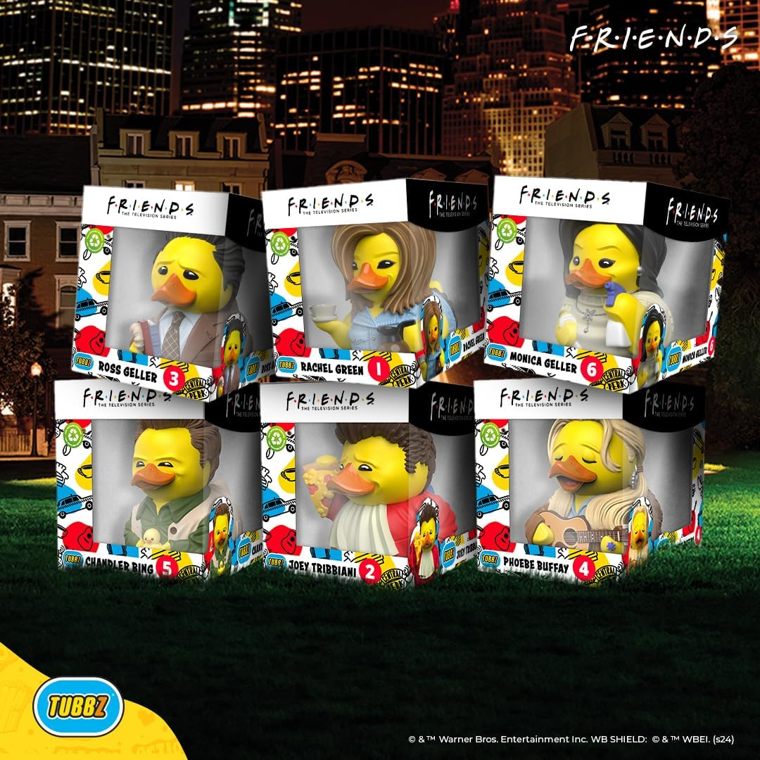 TUBBZ Boxed Edition Chandler Bing Collectible Vinyl Rubber Duck Figure - Official Friends Merchandise - Movies & TV