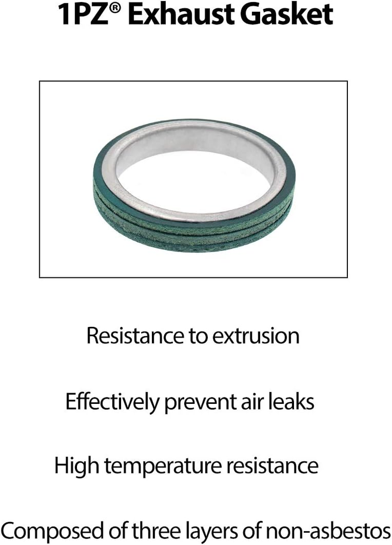 1PZ MG2-EG5 Premium Exhaust Bolt and Gasket for GY6 50 Cc 70Cc 90 Cc 110Cc 125 Cc 150Cc Scooters image number 6