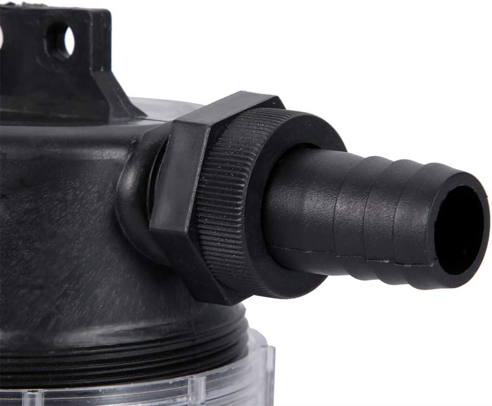 Water Pump Filter Filter, Inline Mesh Strainer Transparent Compact for Garden Irrigation Interface image number 2