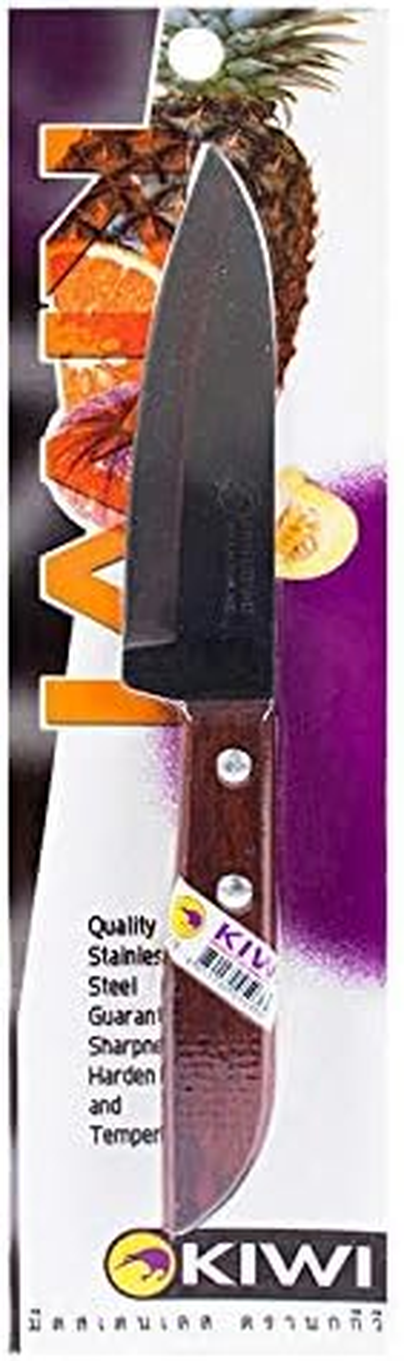 KIWI Utility Fruit Knife Set Stainless Steel Meat Chef Kitchen Point