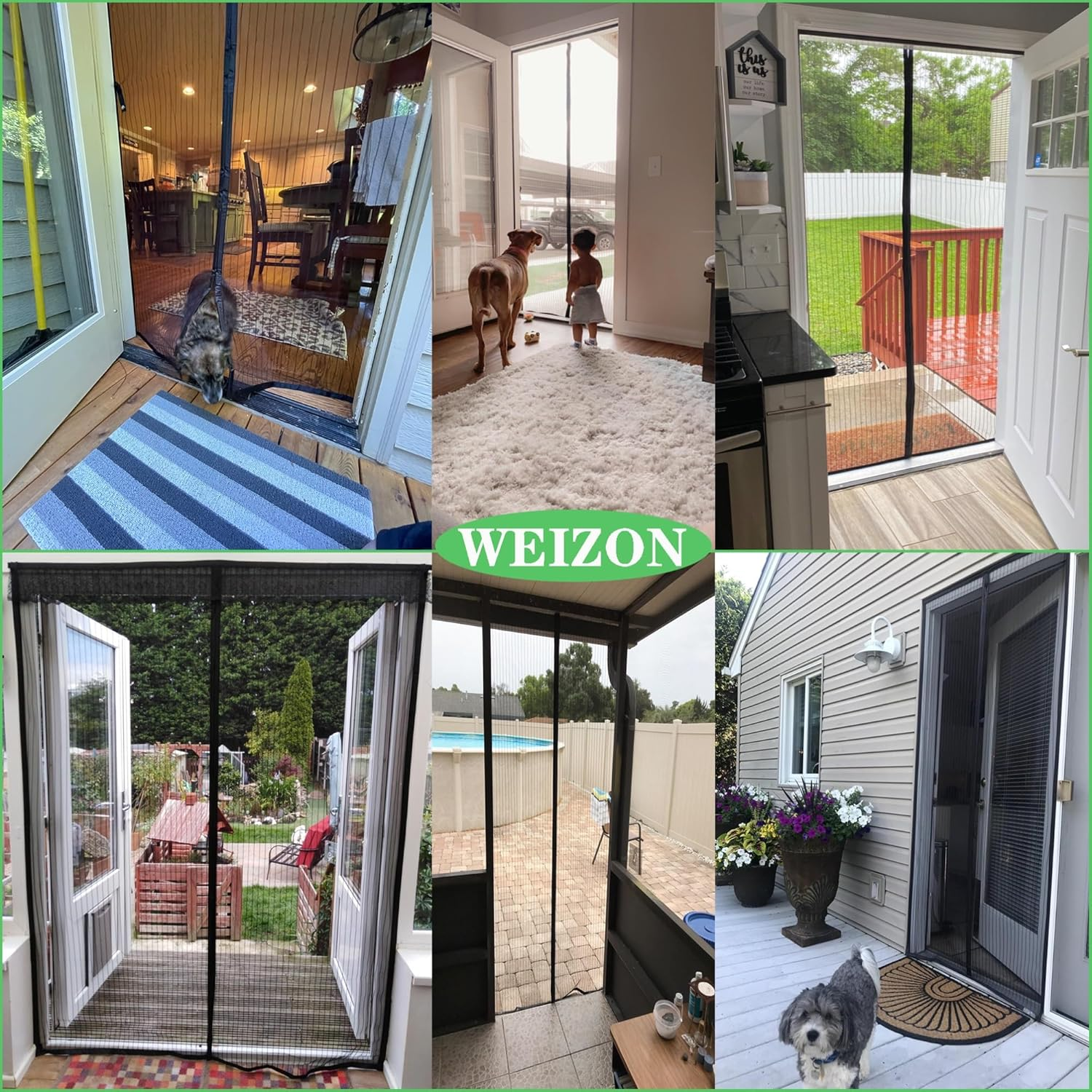 Magnetic Fly Screen Door, Insect Protection, 130 X 240 Cm, Balcony, Fly Curtain, Magnetic Curtain for Cellar and Patio, No Drilling, Black image number 2