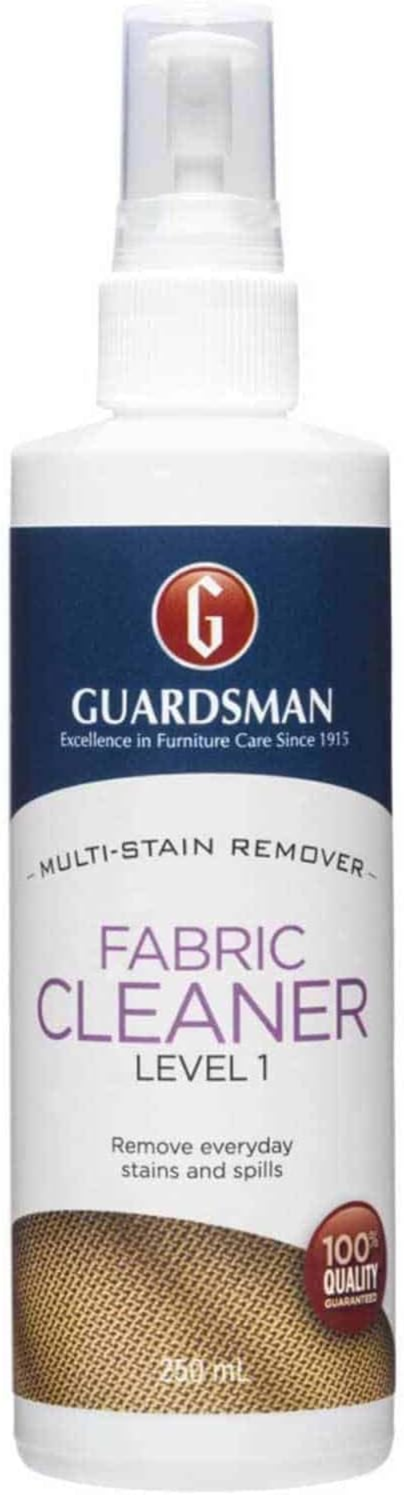 Guardsman Fabric Cleaner Level 1 - Stain Remover, 250 Milliliters