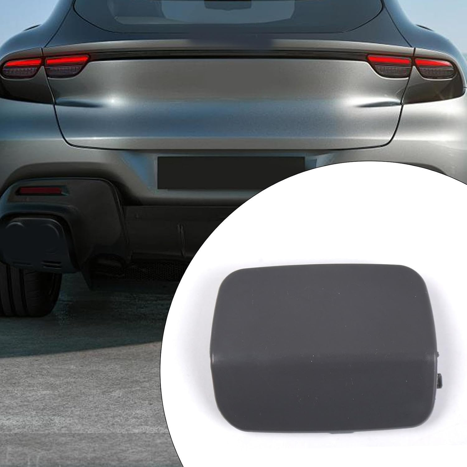 Magideal Rear Tow Hook Eye Cap Cover Auto Accessories 51127161497 Easy Installation Replace Parts for E92 E93 335I 328I 328Xi image number 2