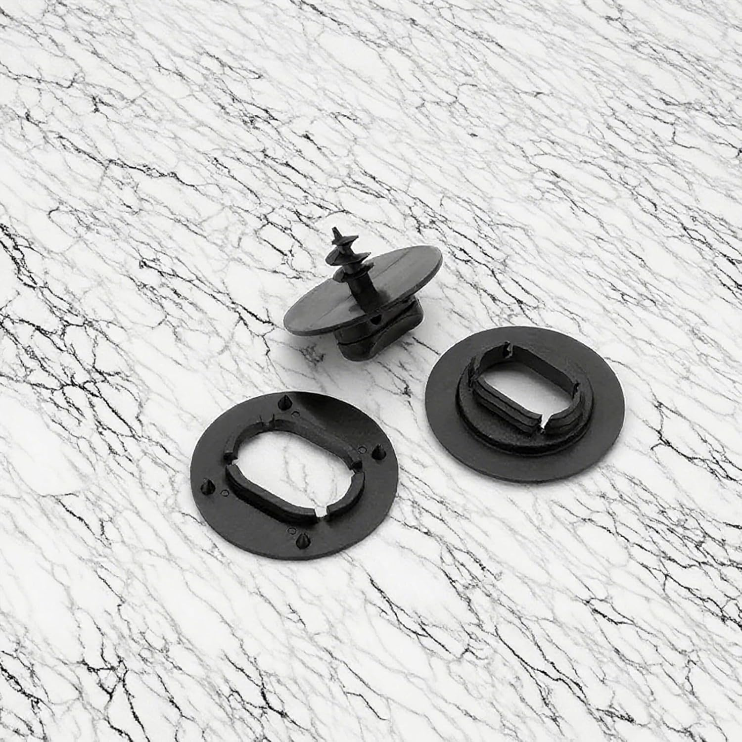 Zvorgath Car Floor Mat Retainer Clip, Car Accessories, anti Slip Buckle,Rotating Button Floor Mat Anti-Slip Buckle, Compatible with Volkswagen and Skoda, 4 Pcs image number 1