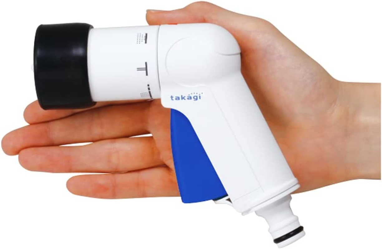 Takagi Compact Nozzle | Multifunctional Water Spray Gun | 4 Spray Patterns | Self-Locking Trigger