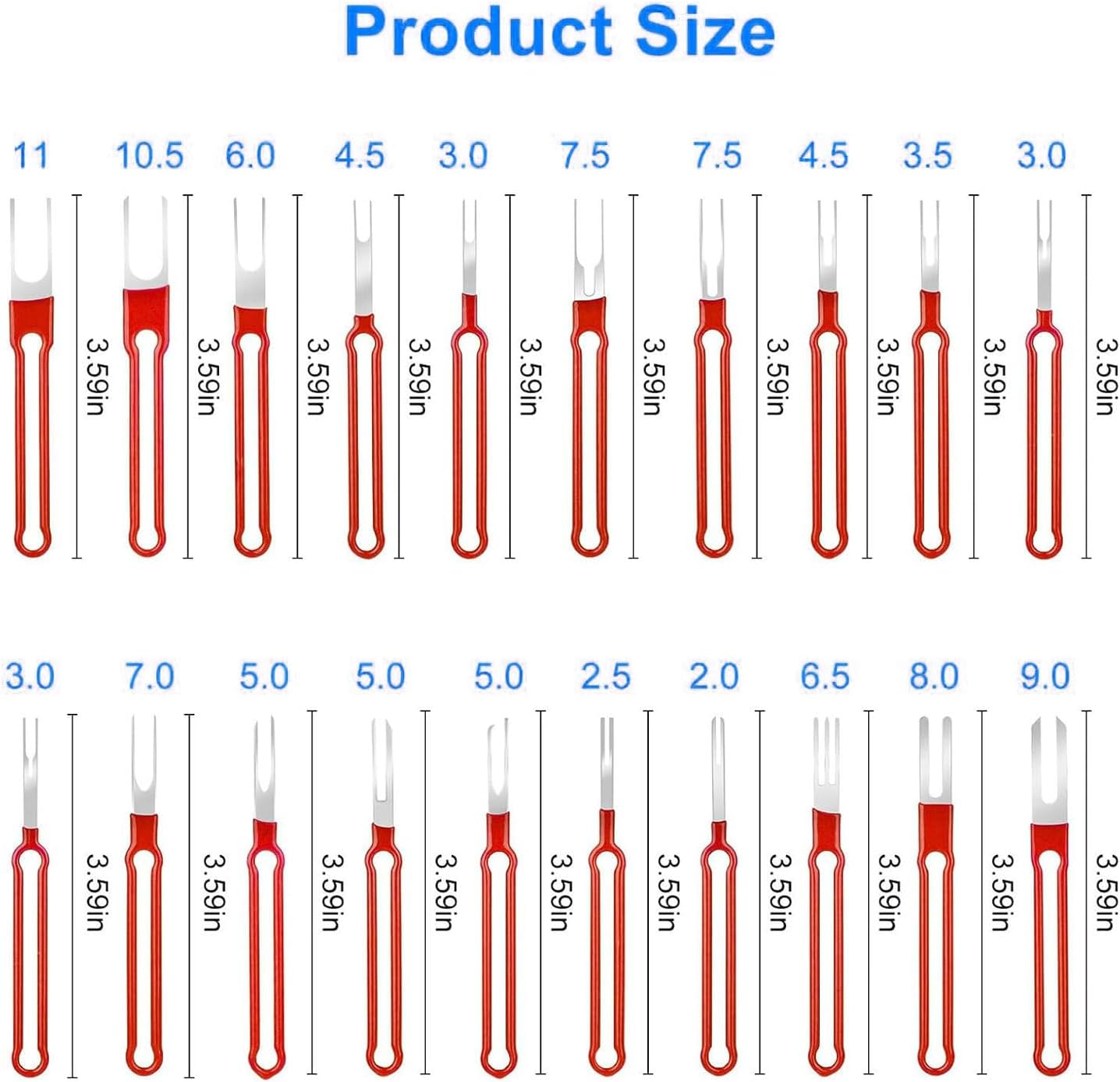 IONPSHG 39Pcs Wire Harness Removal Toolterminal Ejector Kit Car Terminal Wire Harness Pin Extractor Tool Wiring Tools Connector Tools Electrical Terminal Removal Kit Terminal Extractor Tool image number 6