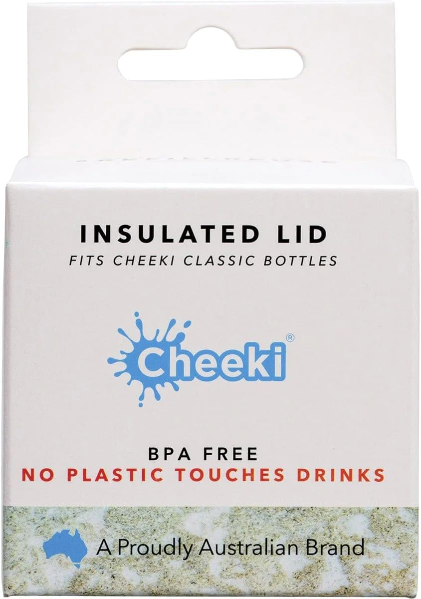 Cheeki 891390 Stainless Steel Replacement Insulated Classic Lid, Silver