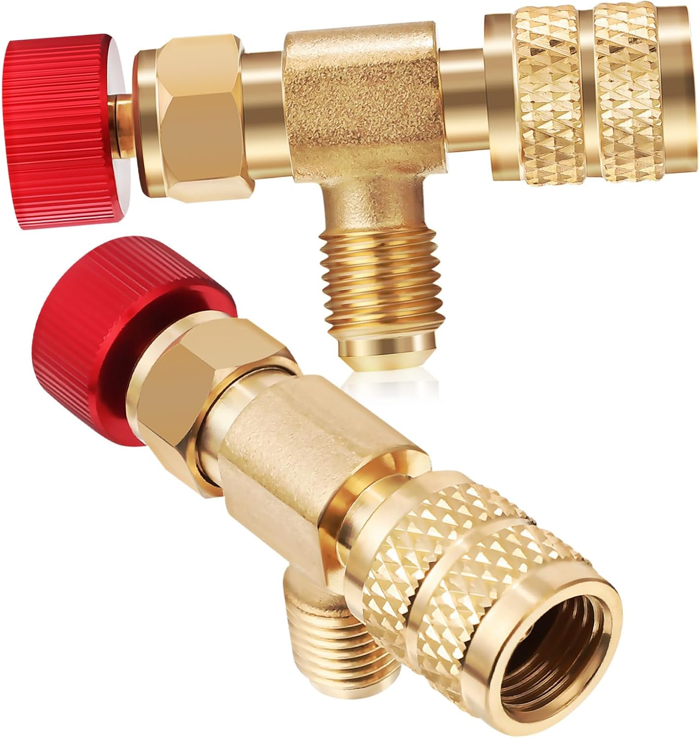 Refrigeration Coupling Valves Straight Valve Adapter for Air Conditioner, Compatible and R410 Refrigerants, Replacement for Home Use image number 6