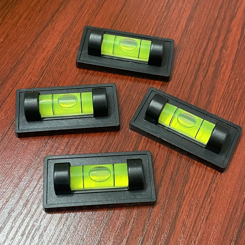 4Pcs Magnetic Bubble Spirit Level RV Standard Levels Magnet RV Levelers Tool for RV Camper, Travel Trailer, Motorhome, Tripod, Turntable, Phonograph (Set-A) image number 5