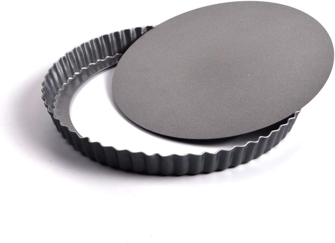 Joeji'S Kitchen Non Stick 22Cm 8.5 Inch Tart Tin - Perfect Pie Quiche Cheesecake Baking Dish - Easy Release Removable Base - Oven Freezer and Dishwasher Safe image number 6