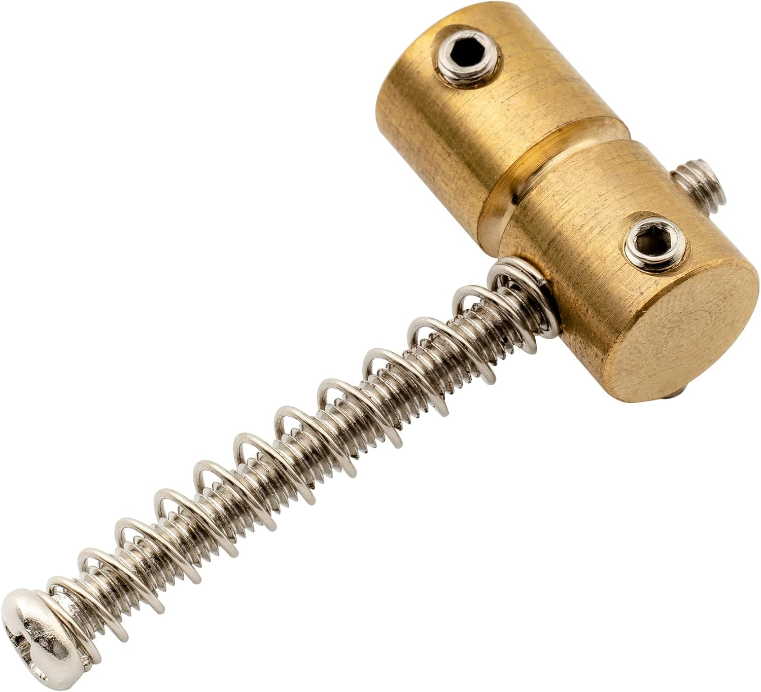 Musiclily Pro 57Mm Brass Bass Bridge Saddle Set for 4 String Precision Jazz Bass (4 Pieces) image number 2