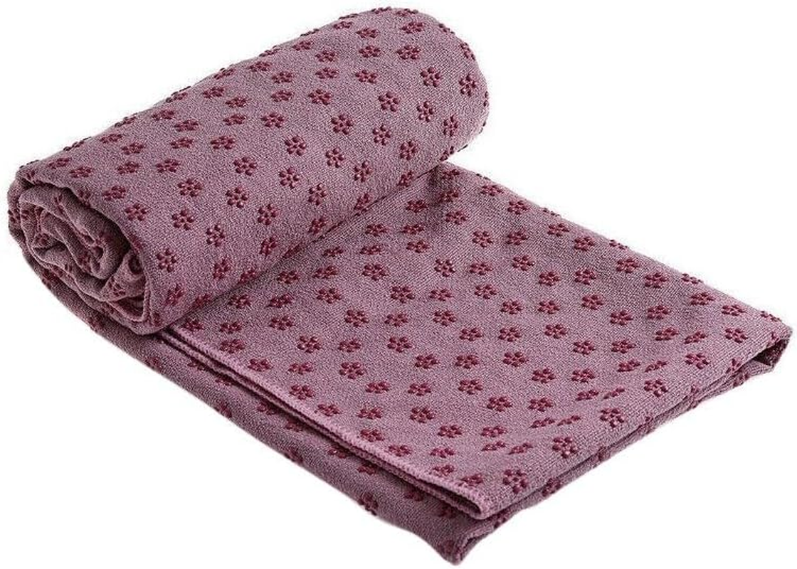 Non-Slip Yoga Towel Mat Fitness Gym Microfiber Blanket, Super Absorbent, 72"X25"