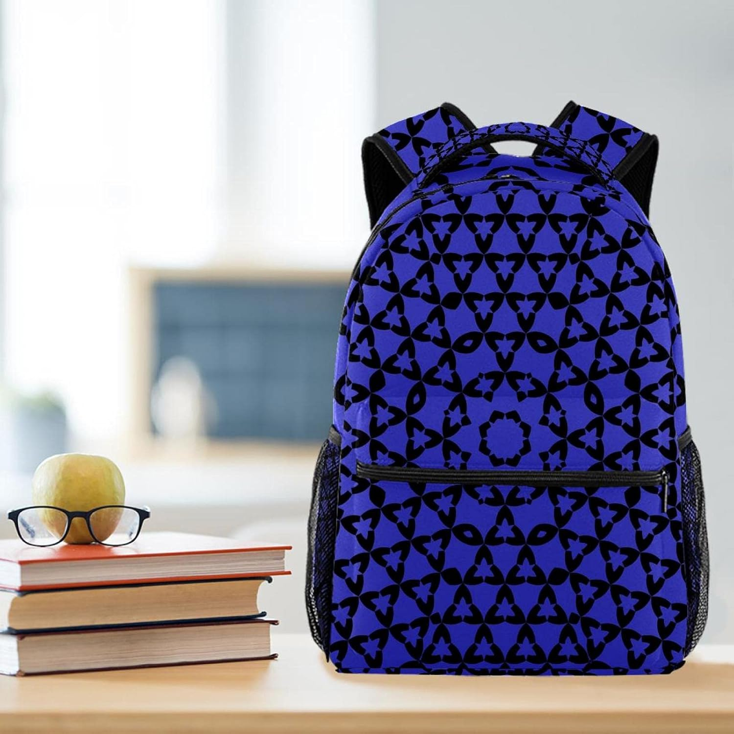 Awesome Line Fractal Backpack Students Shoulder Bags Travel Bag College School Tote Backpacks image number 2
