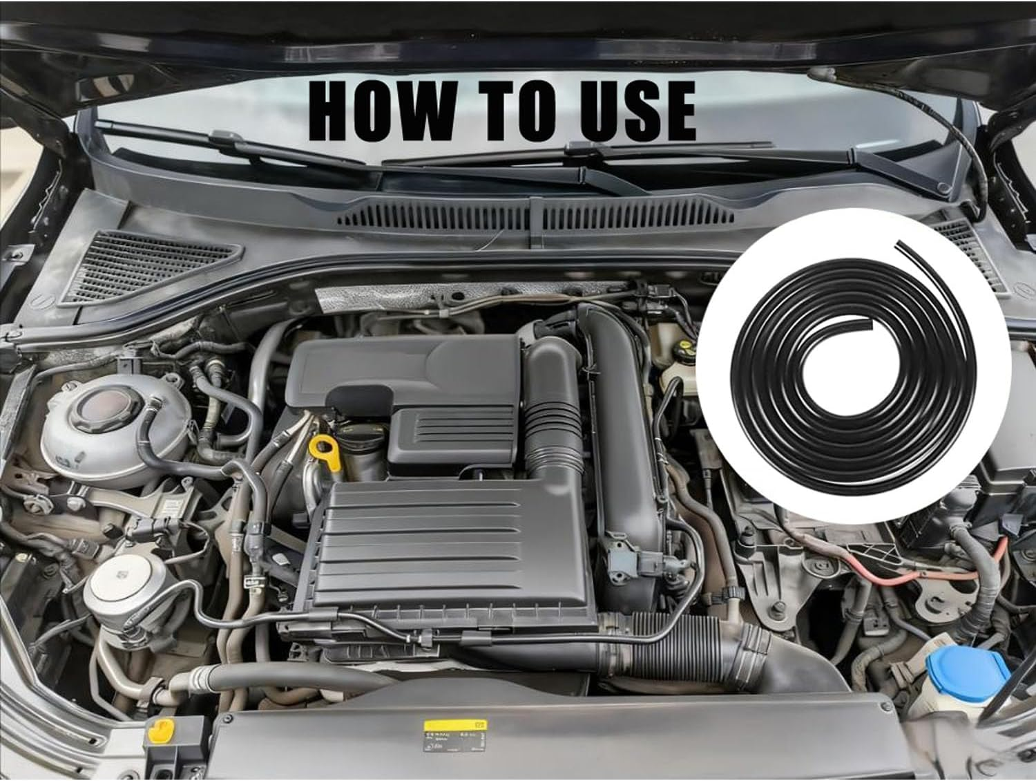 6.6 FT Silicone Vacuum Tubing Hose-High Temperature Automotive Engine Vacuum Tube (1/8" 5/32" 1/4" 5/16" 3/8")