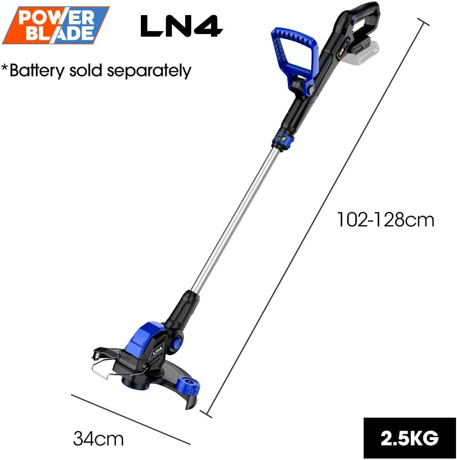 Powerblade LN4 20V Cordless Electric Line Trimmer & Garden Edger, Skin Only