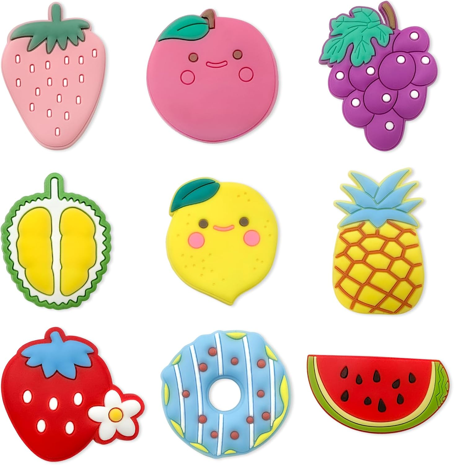 HAIKING Decorative Refrigerator Magnets, 9 PCS Cute Fruit Magnets for Office, Office, Classroom Decorations (Mixed Styles) image number 1