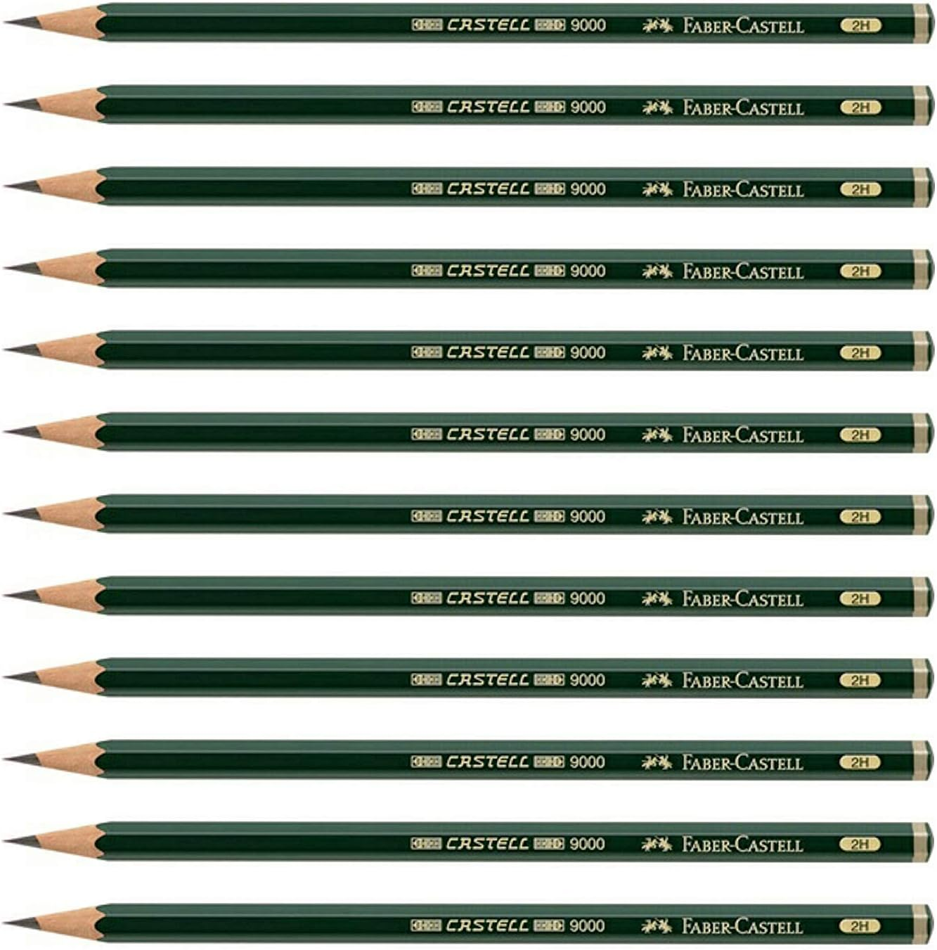 Faber-Castell 9000 8B Drawing Pencil 12-Pieces (FC90008BP)