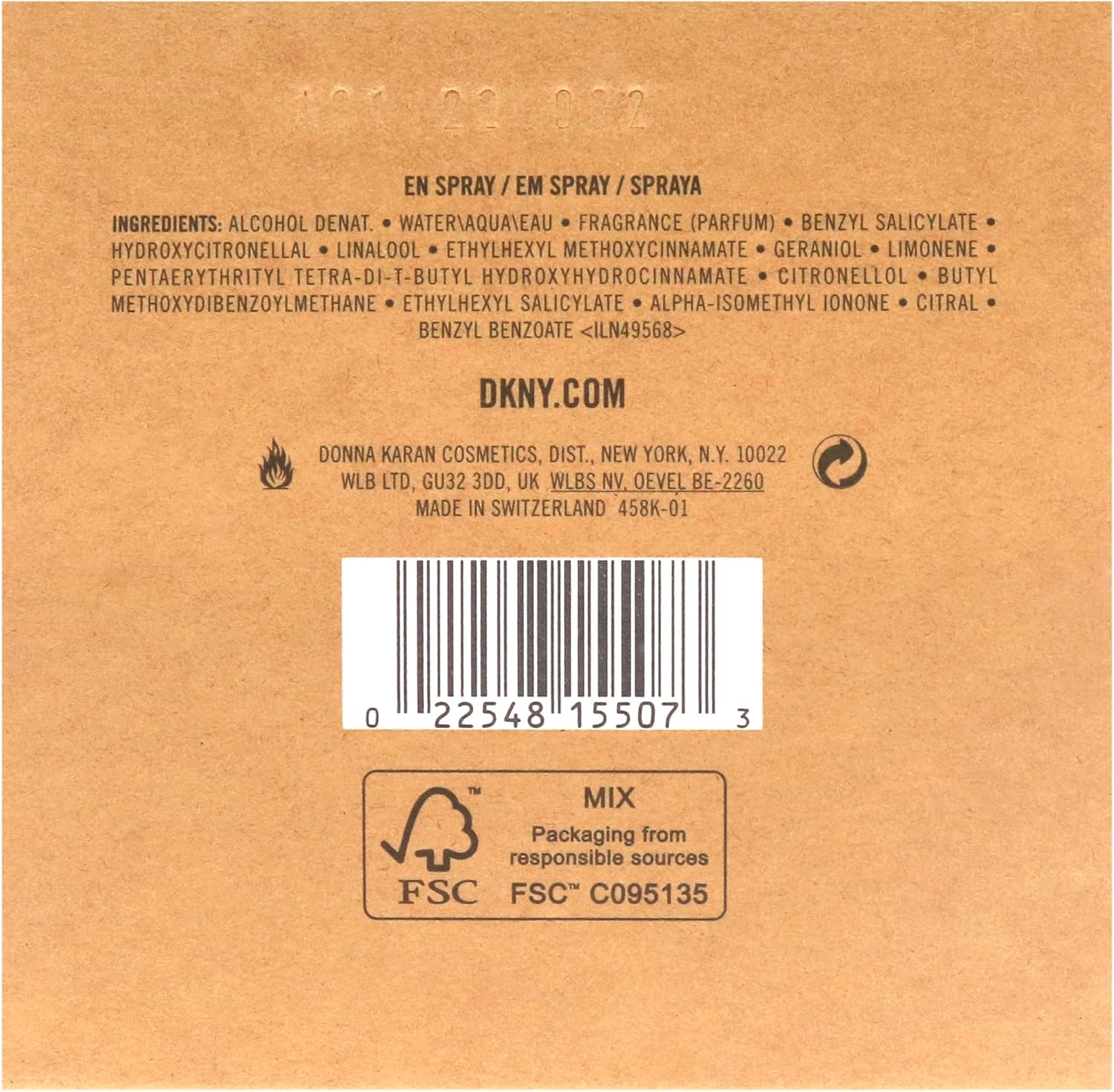 DKNY Be 100% Delicious Eau De Parfum Spray for Women 100 Ml