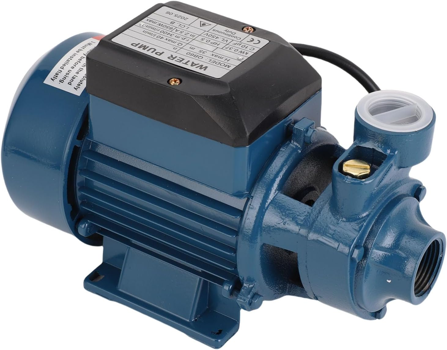 Sorandy Solar Well Pump, 650W Small Water Transfer Garden Pump with 3400 Rmin Speed & 35M Lift, Low Noise Single Outlet Pressure for Irrigation, Marine Boat, Sprinkler, Faucet (AC220V) image number 4