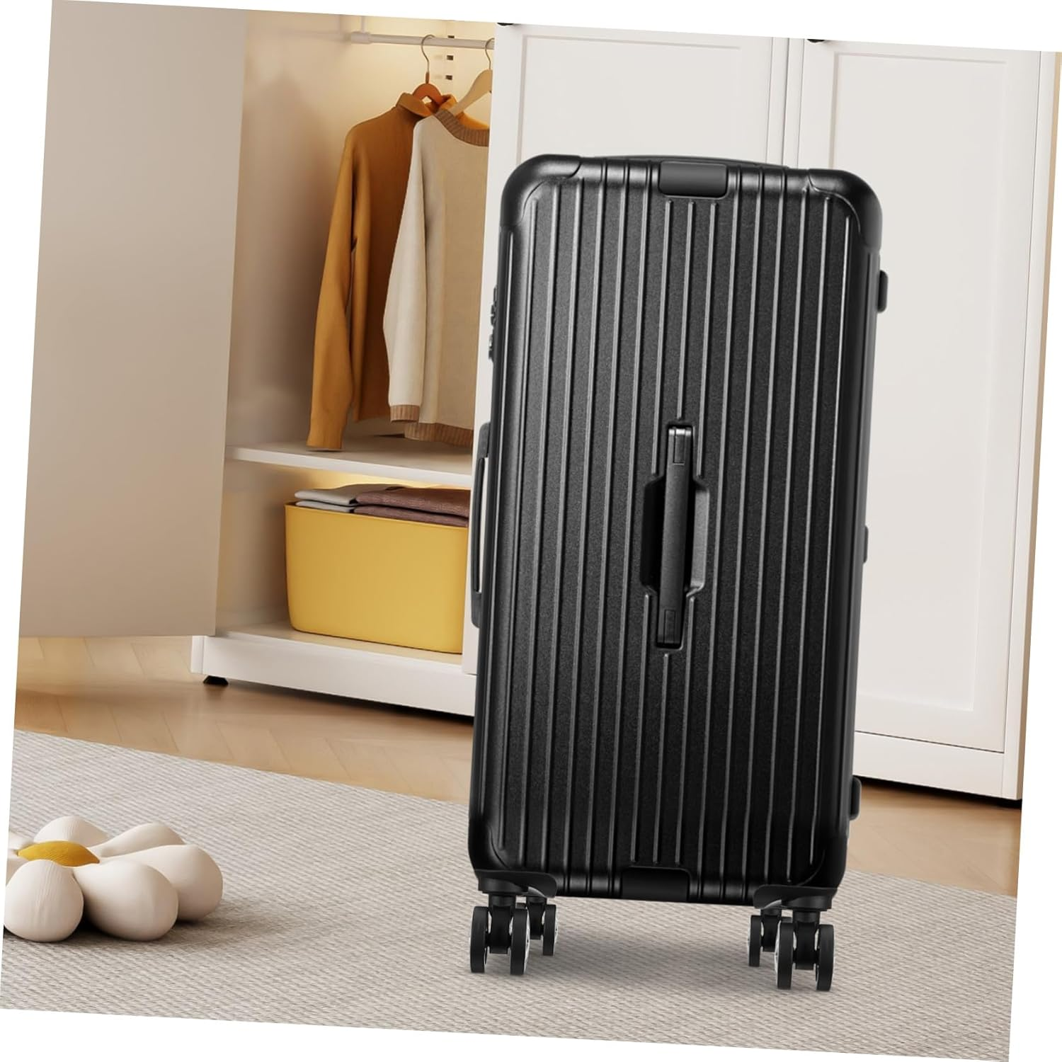 FOMIYES 4Pcs Luggage Wheels Replacement Swivel Caster Wheels Rotation Suitcase Roller for Repair Travel Accessory