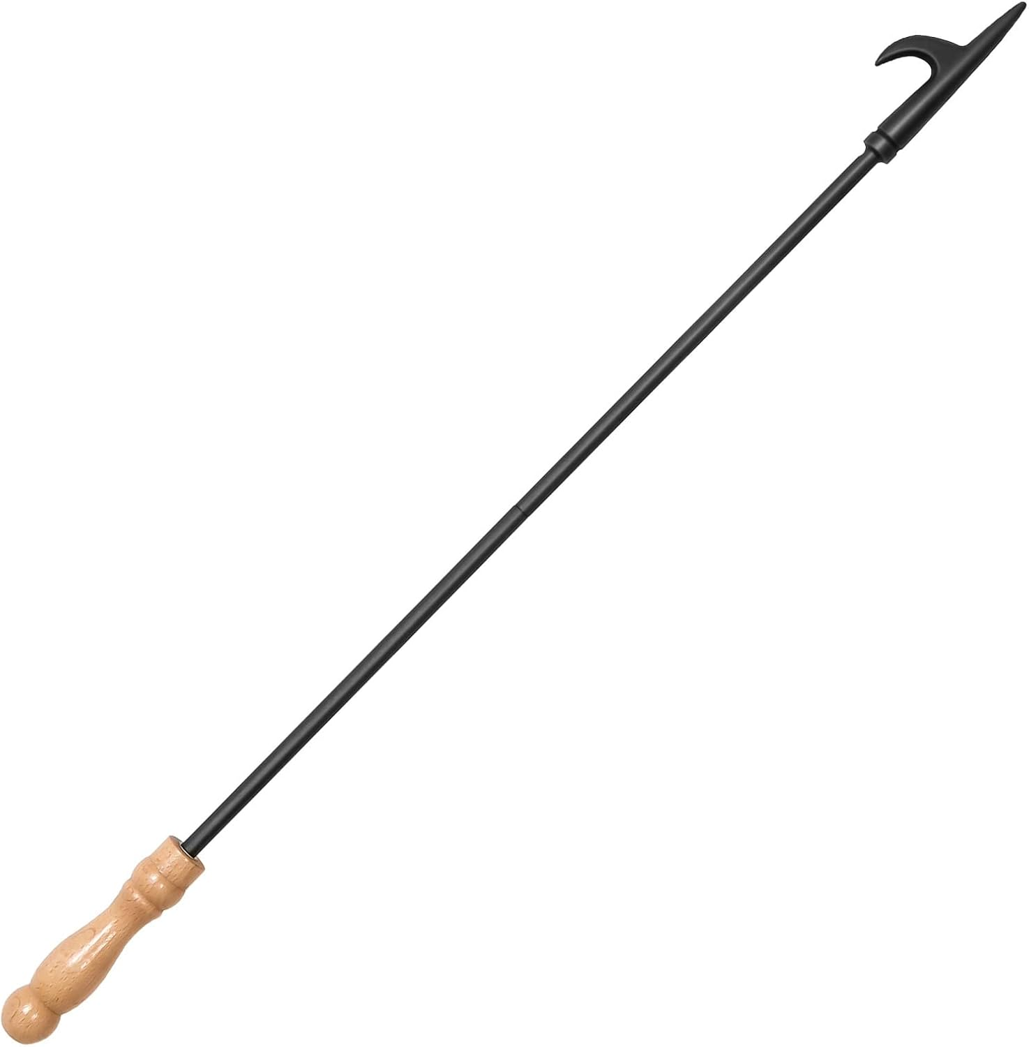 Fireplace Fire Pit Campfire Poker Stick. Uten 32-Inch in Heavy Duty Fireplace Poker. Solid Steel Fire Pit Poker, Fire Pit Accessories for Fireplace Camping Wood Stove Indoor and Outdoor.