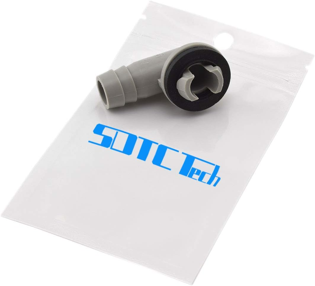 SDTC Tech Air Conditioner AC Drain Hose Elbow Connector Fitting Condensate Draining Adapter Part with Rubber Ring, 3/5 Inch(15Mm) image number 5