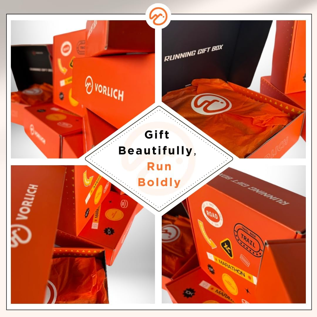 Vorlich&reg; Running Gift Box &ndash; 11 Essential Items for Runners for Runners Female & Men &ndash; Includes Running Belt, Anti-Chafing Balm, LED Headtorch, Folding Water Bottle & More image number 3