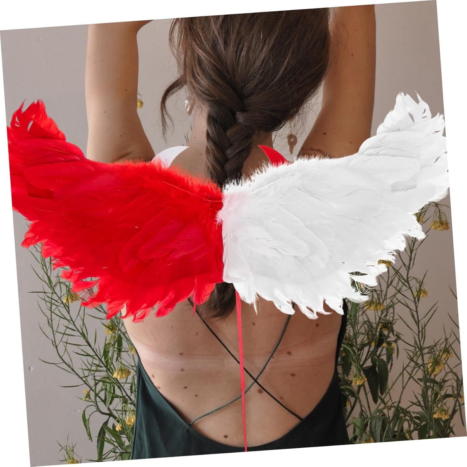 CHILDWEET 1 Set Halloween Costumes Wing Costume Party Wing Prop Party Costume Wing Prop Wing for Masquerade Wing Prop for Masquerade Wing Prop for Halloween Cosplay Headband - Assorted Color image number 6