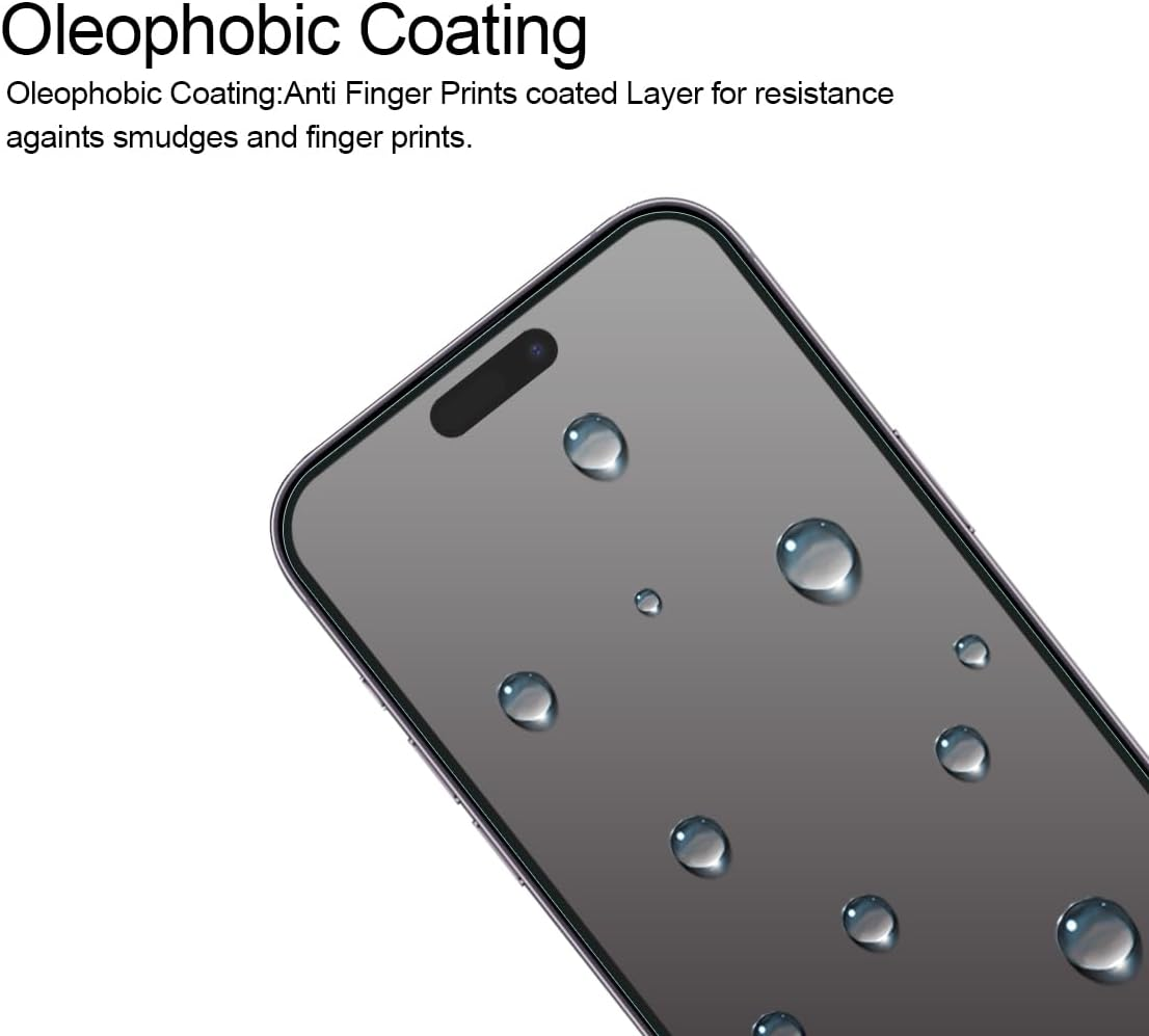 Supershieldz (2 Pack) anti Glare (Matte) Screen Protector Designed for Iphone 15 Pro Max (6.7 Inch) [Tempered Glass] anti Fingerprint, anti Scratch, Bubble Free image number 1