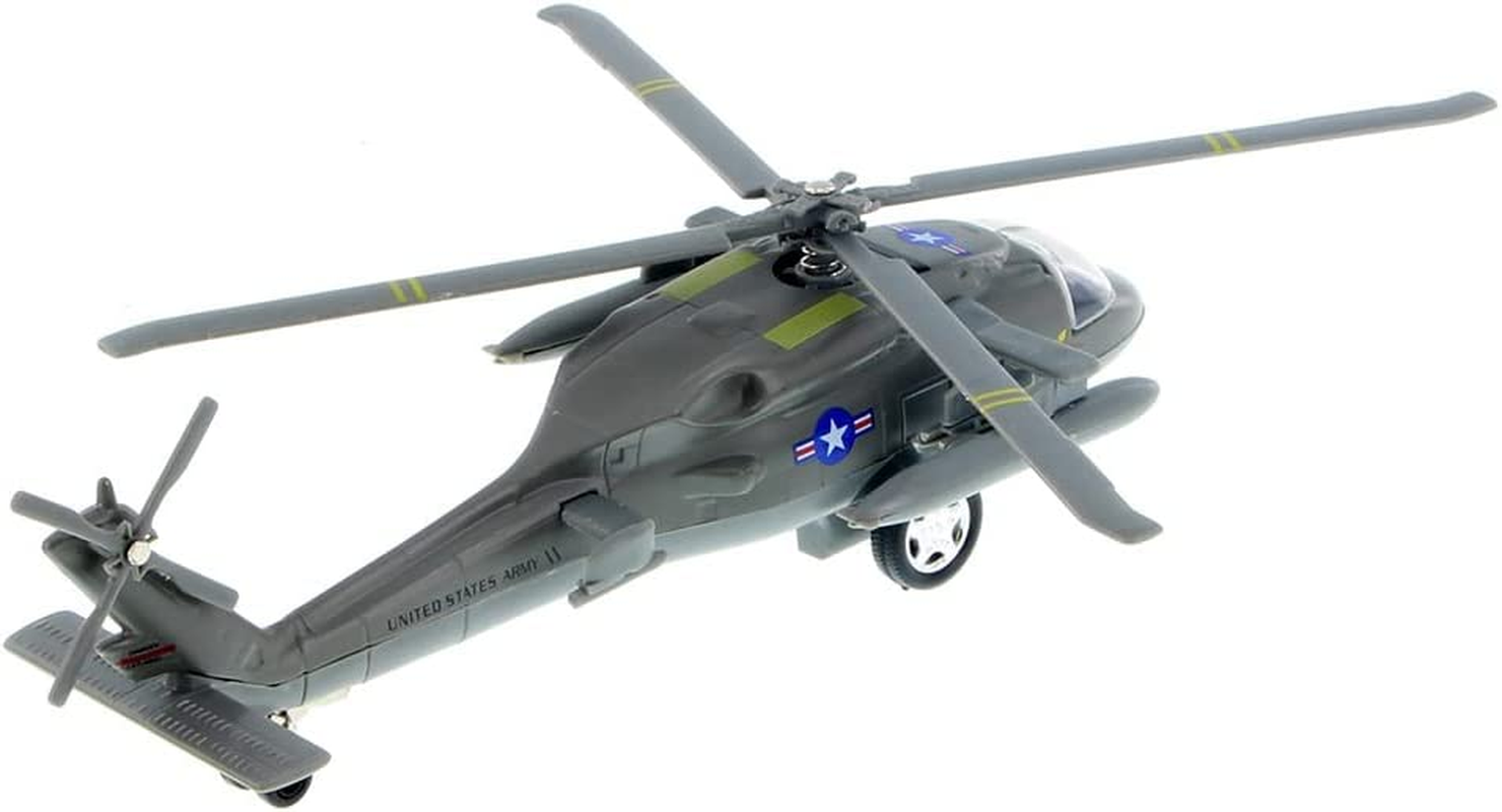 Playmaker Toys 10" Blackhawk Helicopter Die Cast Model Toy (Colors May Very) image number 3