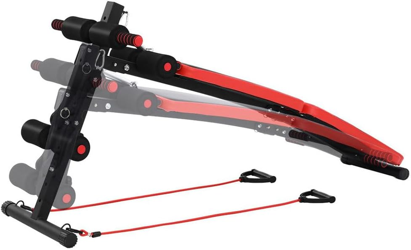 Everfit Weight Bench Incline Gym Sit up FID Benches Press Weights Exercise Fitness Equipment Home Workout Fits for Multi Station Smith Machine, with 100Kg Capacity and 7 Adjustable Height image number 2