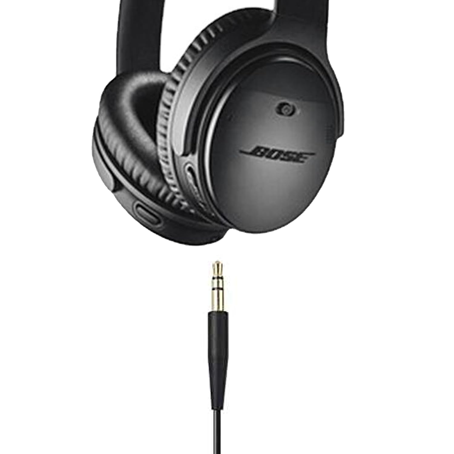 ONBPIY 2.5Mm to 3.5Mm Cable Headphone Cable Audio Cable Single Pack Grey Replacement Cord for Bose QC700 QC45 QC35 II QC35 QC25 On-Ear 2 Soundlink Soundtrue Headphones 1.4M (Black) image number 2