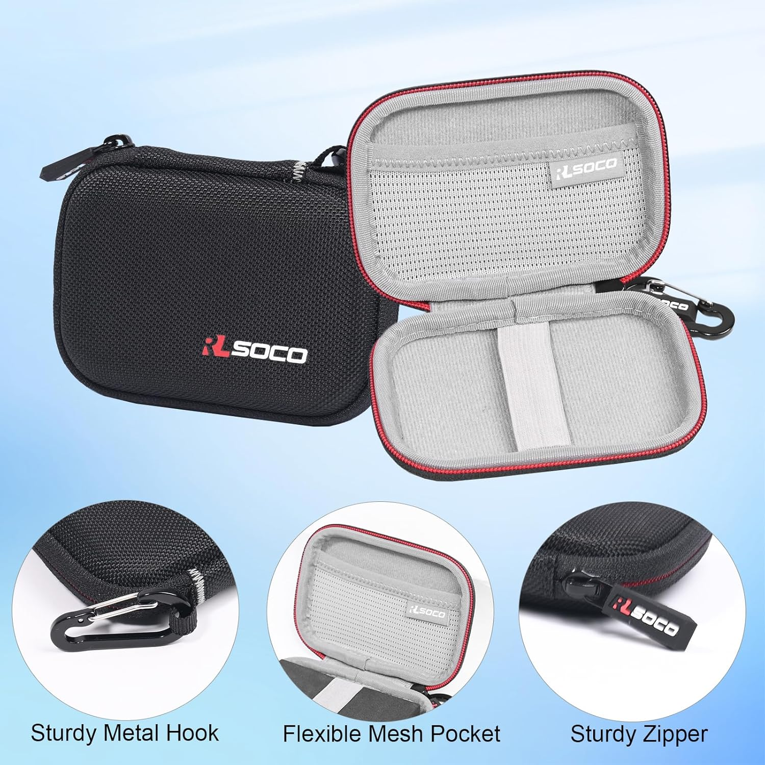 RLSOCO Hard Case for PLAUD Note Voice Recorder, AI Voice Recorder and Magnetic Protective Case - Black (Case Only) image number 6