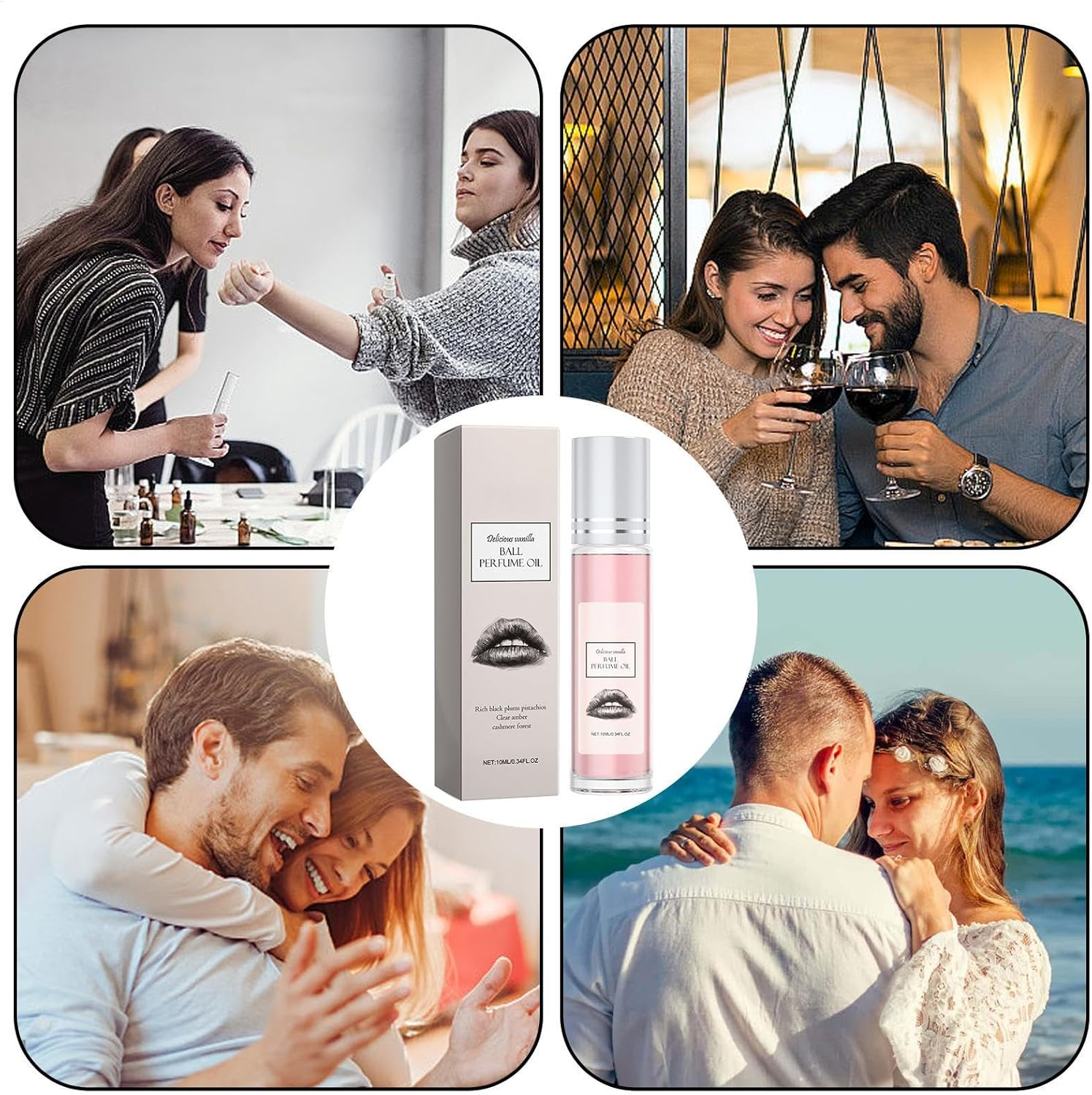 Imtrub Fragrance Oil Roll on - 10Ml Oil Body Perfume - Long-Lasting Oil Roll-On Fragrance, Refreshing Body Rollerball Perfume for Holiday Birthday image number 6