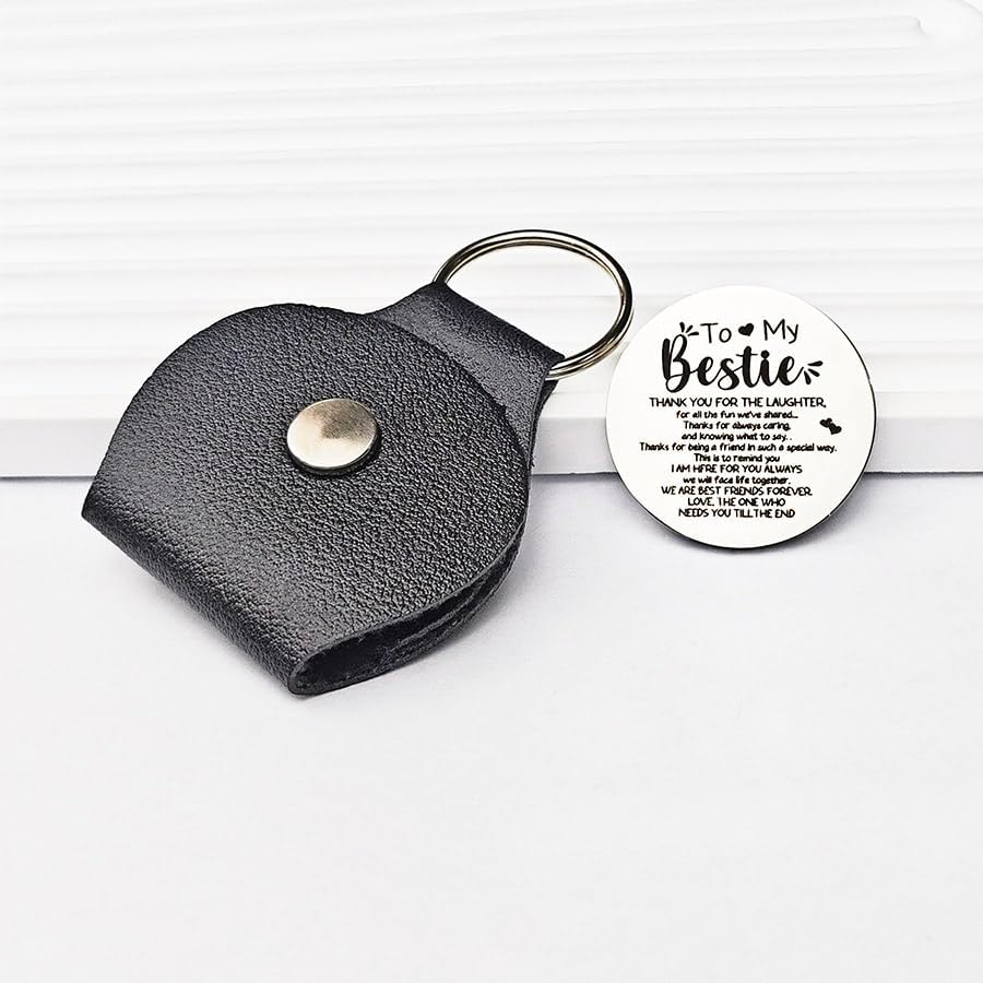 Long Distance Relationship Friendship Gifts for Women Men Pocket Hug Tokens Best Friend Christmas Valentines Day Gifts for Boyfriend Girlfriend Pocket Hug Coin Keychain - Best Fucking Mom Ever image number 5