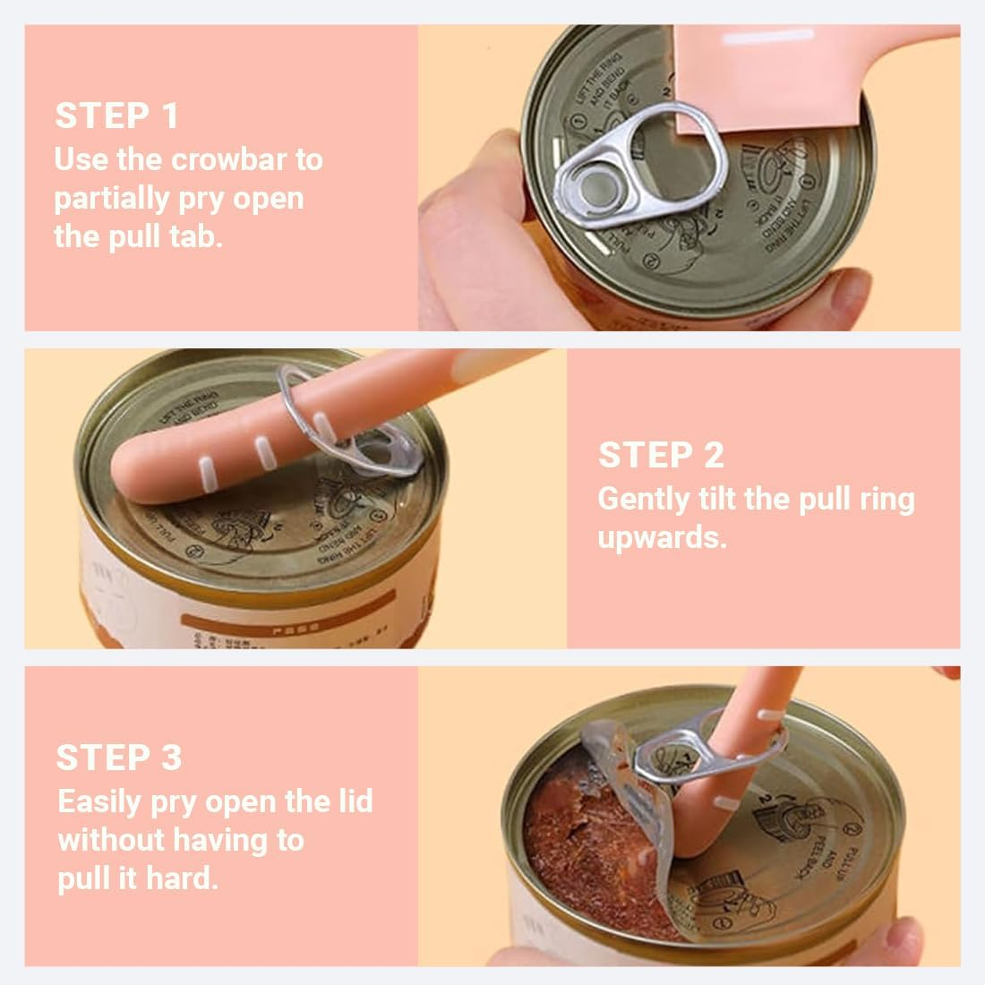 OUDQFCJ Pack of 3 Silicone Cat Food Spoons, Cat Feeding Spoon, Canning Spoon, Pet Food Spoon, Mixing Spoon (Long) image number 3