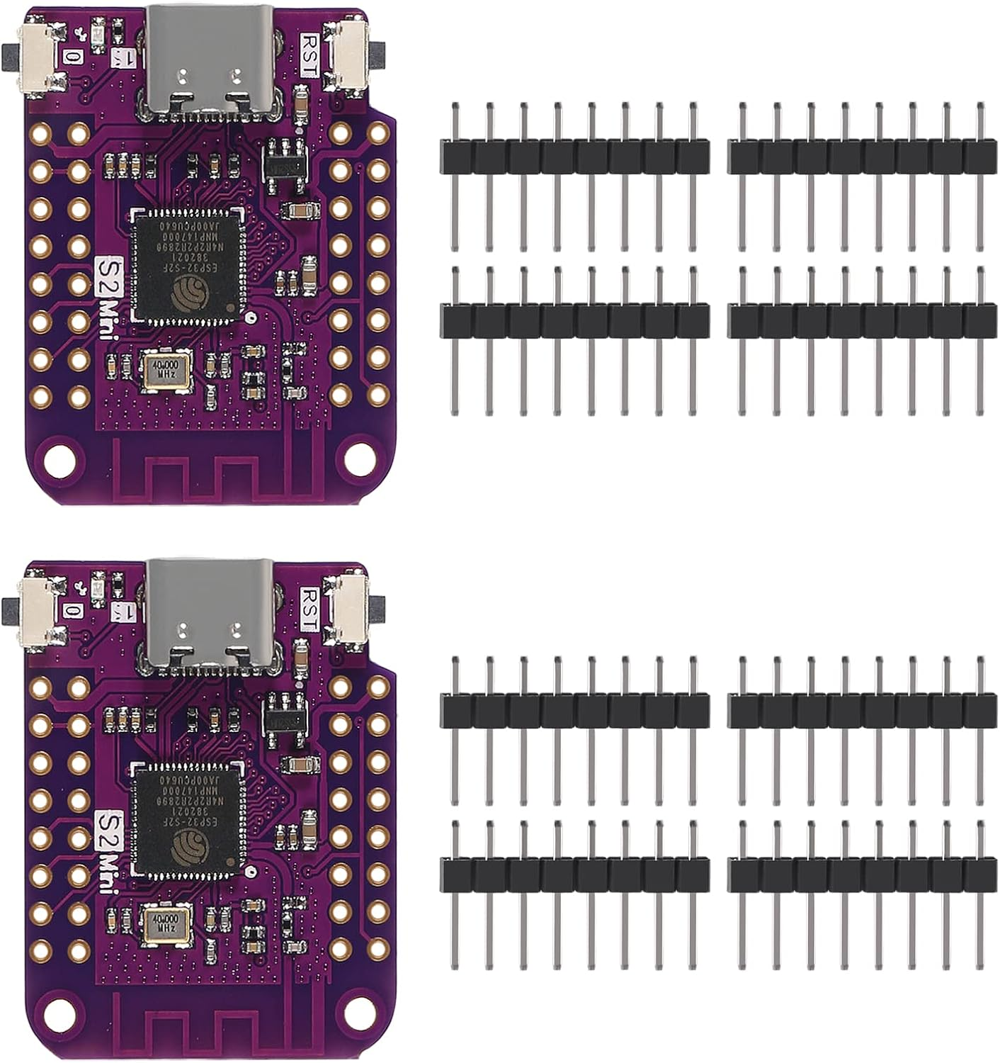 DIANN 2Pcs ESP32 S2 Mini V1.0.0 Wifi IOT Board Based ESP32-S2FN4R2 ESP32-S2 4MB Flash 2MB PSRAM Micropython Type-C image number 4