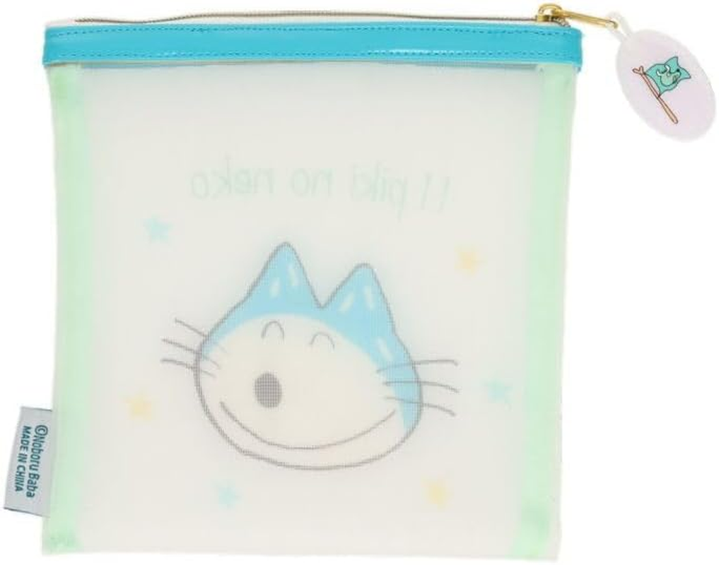 11 Piki Cat Mesh Pouch S - Blue