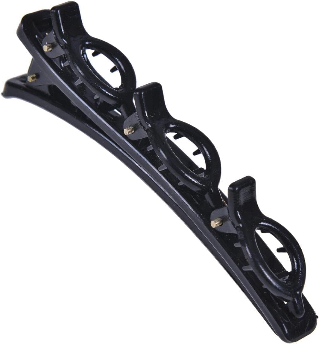 Black Crystal Braided Hair Accessories - Double Bangs Hair Clips, Side Bangs Hair Pins for Women Hair Styling