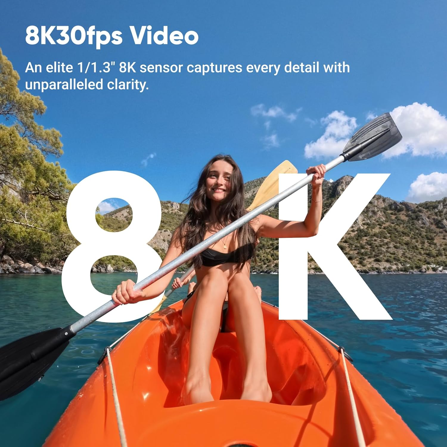 Insta360 Ace Pro 2 Standard Bundle -8K Waterproof Action Camera Co-Engineered with Leica, 1/1.3" Sensor, Dual AI Chip, Leading Low Light, Superior Audio, Flip Screen & AI Editing for Motorcycling image number 2