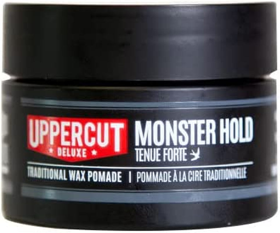 Uppercut Deluxe Monster Hold Pomade, Mens Pomade Medium Shine and Heavy Hold,Mens Hair Styling Product for All Styles for All Hair Types 30G image number 2