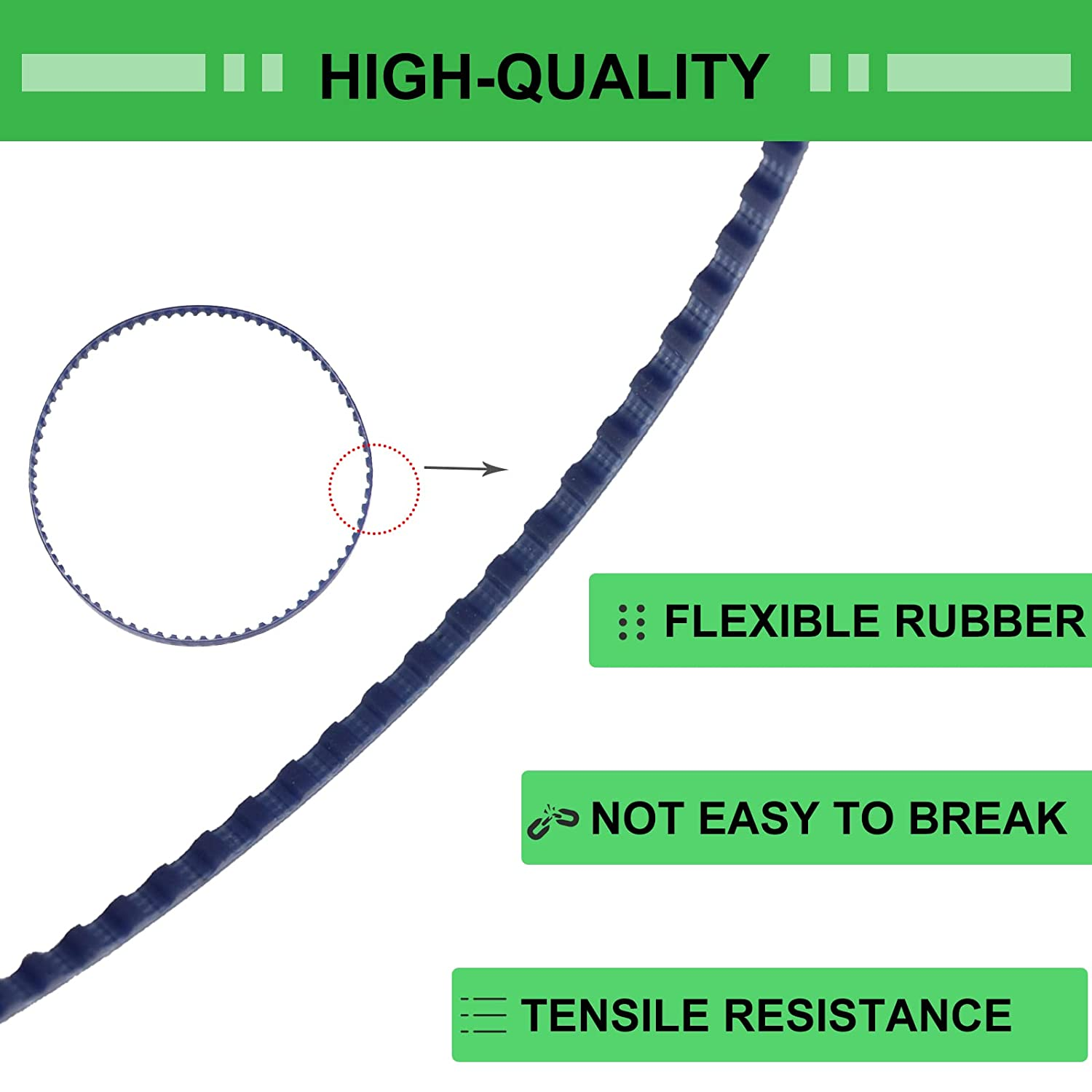 9-100-1017 Belt by Replacement Kit Small and Large Belt for Polaris 360 380 Polaris Pool Cleaner Parts Replacement Belt Kit image number 3