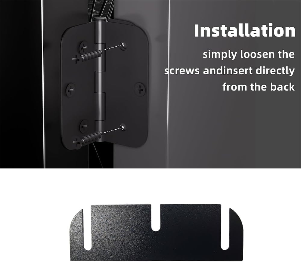 20 Pcs 3.5" Door Hinge Shims for Perfect Alignment - Interior Door Gap Filler & Spacing Adjuster, Easy Trim & Install, Stop Air Leaks, Ideal for Home Improvement & Door Repair(20) image number 2