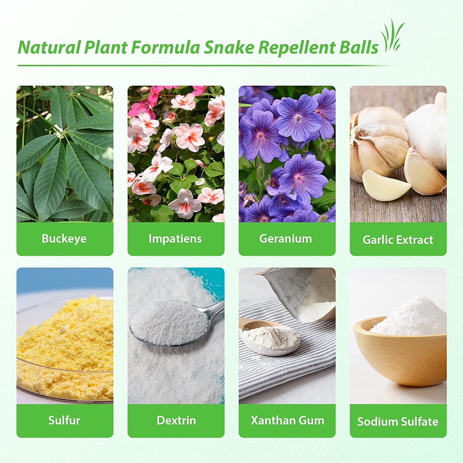 MAGIC CAT Snake Repellent for Yard 10 Pack Snake Away Repellent for Outdoors Indoor Pet Safe, Natural Plant Formula Moth Balls for Snakes Outdoor Use, Snake Be Gone for Garage Yard Garden Chicken Coop image number 6