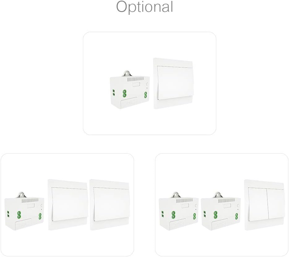 Wireless Light Switch,110-230V Wireless Light Switch and Receiver Kit Self-Powered Switch Remote Control Lighting Fixture image number 3