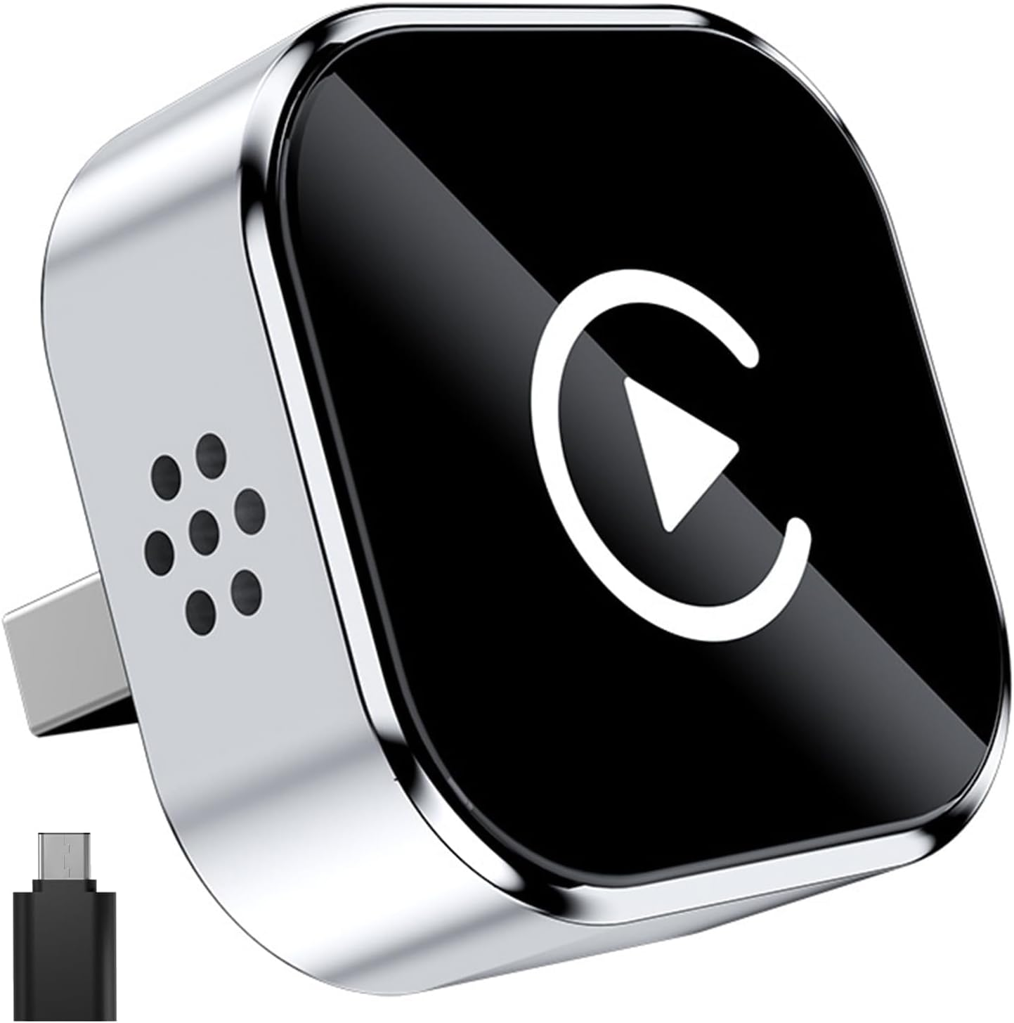 Wireless Carplay Adapter for Iphone, 2025 Upgrade Convert Wired to Wireless Car Play Dongle, Mini Size USB Design for Apple Carplay Adapter, Usb-A/Type-C, No Delay, Plug and Play & Stable Control image number 1