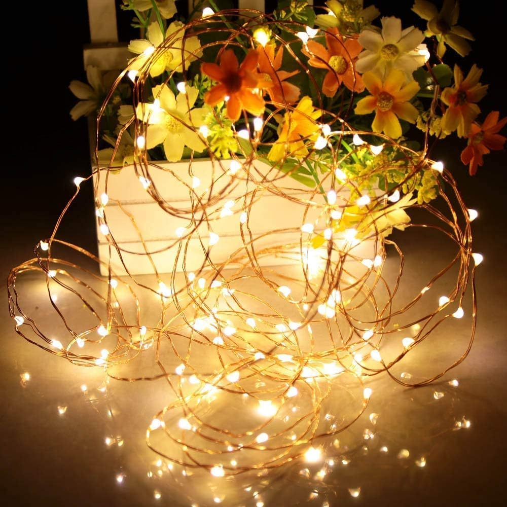 20 LED Star String Lights 10 FT Fairy Christmas Lights Battery Operated for Indoor & Outdoor, Party, Wedding and Holiday Decorations Warm White image number 6